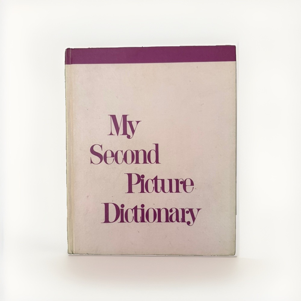 My Second Picture Dictionary 1971 Scott Foresman Vintage Illustrated School Book